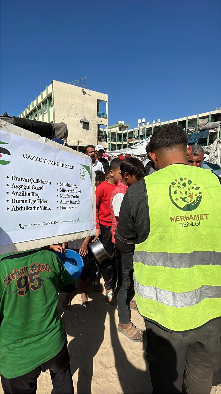 Merhamet Derneği Gazze’nin Yanında